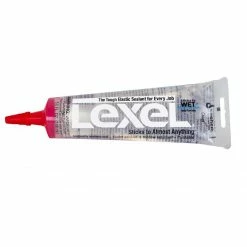 Lexel 5oz. Clear Paintable Solvent Caulk - SA13013 - Adhesives Fillers