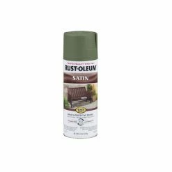 Rust-Oleum Stops Rust Spray Paint Stops Rust Satin Spruce Green Spray7737830