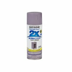 Rust-Oleum Ultra Cover 2X Spray Paint Satin Silver Lilac Spray 329201