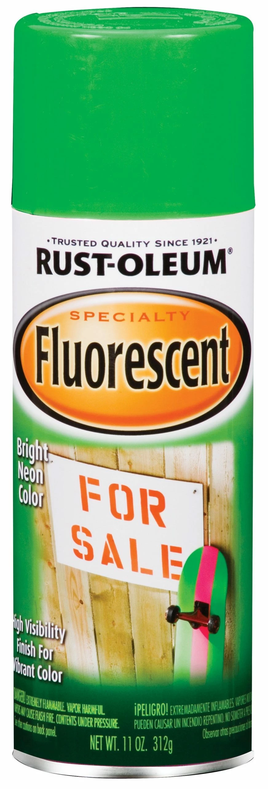 Rust-Oleum Fluorescent Green Spray - 1932830 - Spray Paint - Image 3