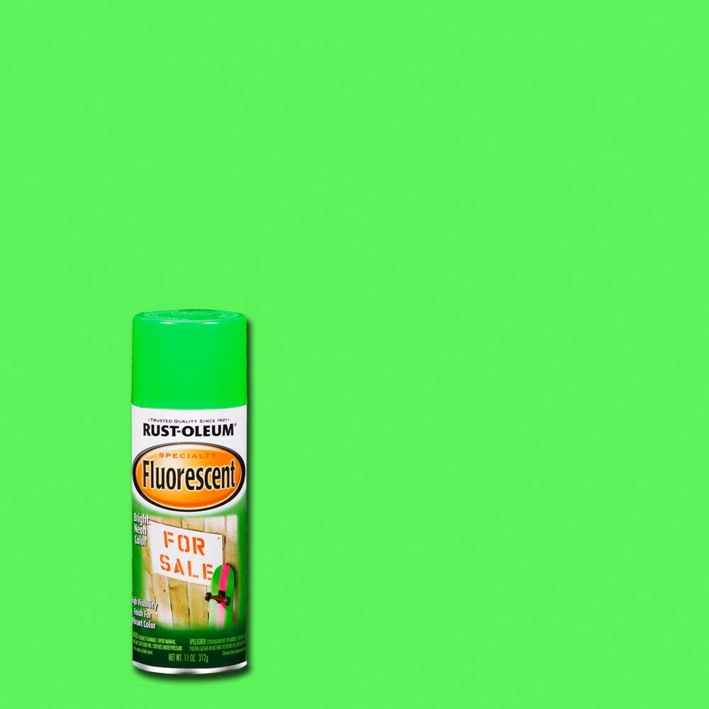 Rust-Oleum Fluorescent Green Spray - 1932830 - Spray Paint - Image 2