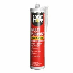 Great Stuff™ Multi-Purpose 100% RTV Silicone Sealant - White, 10.1 fl.oz. - Caulk & Sealants