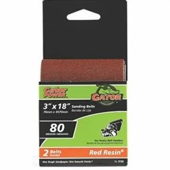 Gator Ali Industries 80 Grit Sand Belt 2 Pack - 3159 - Sandpaper