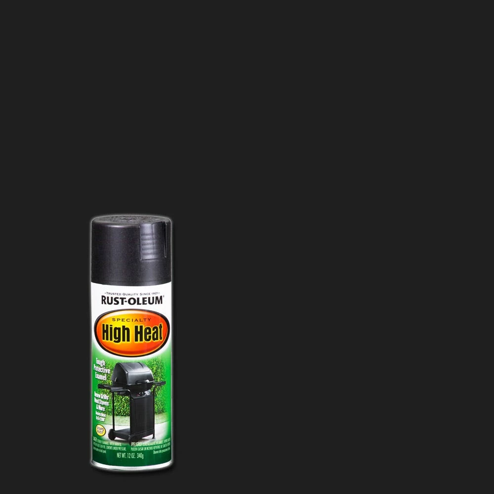 Rust-Oleum Stops Rust High Heat BBQ Black Spray - 7778830 - Spray Paint - Image 2