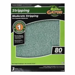 Ali Industries Gator 9 Inch x 11 Inch 80 Grit Sand Sheet 3 Pack - 7261 - Sandpaper