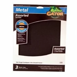 Ali Industries Gator Grit 3 Pack Assorted Emery Cloth 4447 - Abrasives