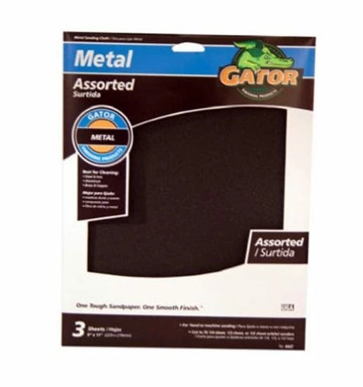 Ali Industries Gator Grit 3 Pack Assorted Emery Cloth 4447 - Abrasives 1 Ali Industries Gator Grit 3 Pack Assorted Emery Cloth 4447 - Abrasives