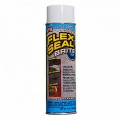 Flex Seal Brite White Liquid Rubber Sealant & Coating 14 oz - FSWHTR20 - Caulks Sealants