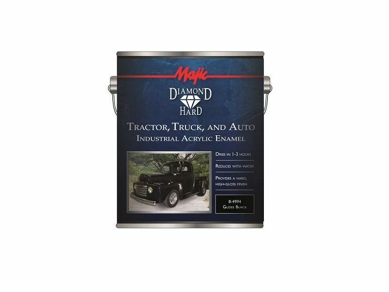 Majic Diamond Hard Tractor Truck and Auto Acrylic Enamel Gloss Black Gallon - 8-4994-1 - Auto & Equipment Paint 1 Majic Diamond Hard Tractor Truck and Auto Acrylic Enamel Gloss Black Gallon - 8-4994-1 - Auto & Equipment Paint
