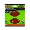 Gator Ali Industries 5 Inch 120 Grit 5 Hole Hook & Loop Sanding Disc 5 Pack - 3783 - Sandpaper