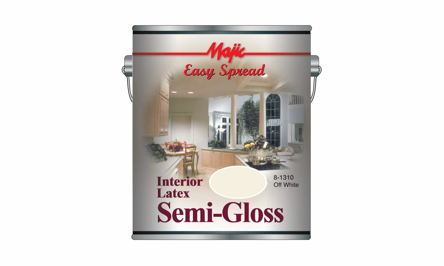 Majic Easy Spread Interior Latex Semi-Gloss Wall Paint Off White Gallon - 8-1310-1 - Interior Paint 1 Majic Easy Spread Interior Latex Semi-Gloss Wall Paint Off White Gallon - 8-1310-1 - Interior Paint