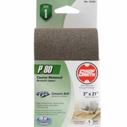 Gator Ali Industries 3 Inch x 21 Inch 80 Grit Sanding Belt - 12242 - Sandpaper