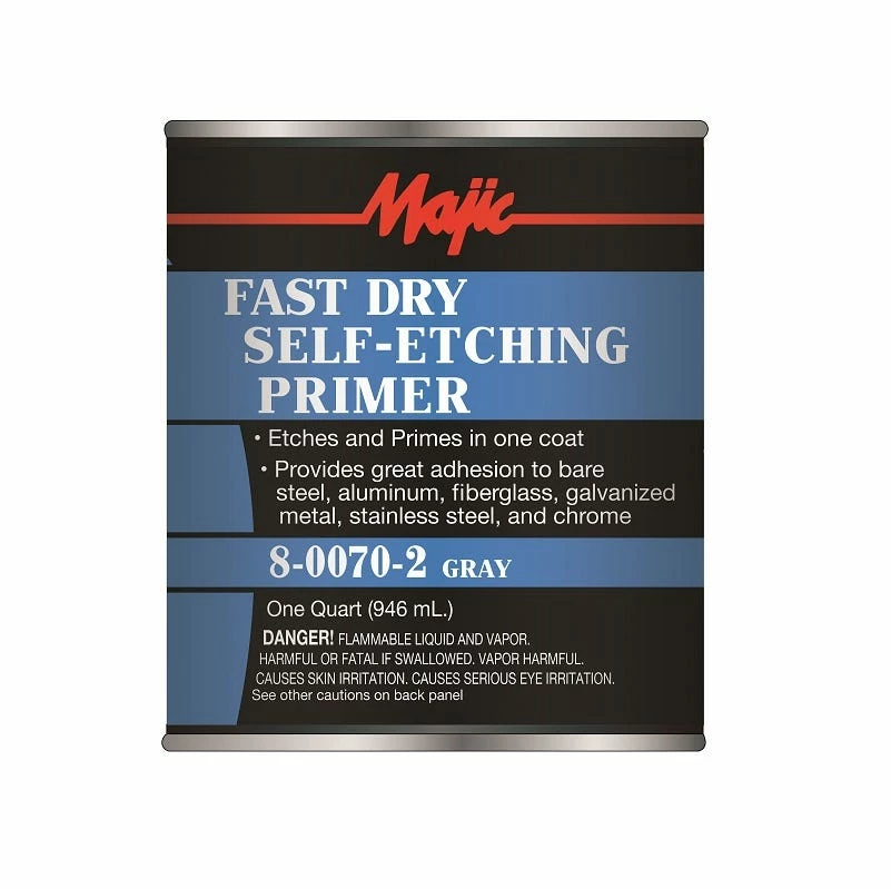 Majic Self Etching Primer Gray Quart - 8-0070-2 - Primers 1 Majic Self Etching Primer Gray Quart - 8-0070-2 - Primers