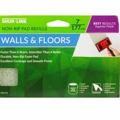 Shur-Line 7 Inch Best Refill Non-Rip Paint and Stain Pad Low Lint Ultra-Smooth Finish - 2006128 - Brushes