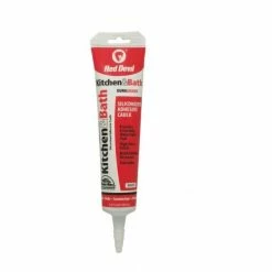 Red Devil 5.5 Oz. K&B Siliconized Caulk White - 0405 - Caulk & Sealants