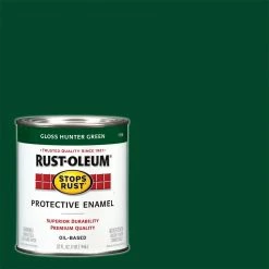 Rust-Oleum Stops Rust Protective Enamel Gloss Hunter Green Quart - 7738502 - Paint, Primer & Stain -Painting Sales Shop 6170c3d898d5ddcbe80dc92941866e77a06eb8e9 7738502 0905 srt 32oz protectiveenamel gloss huntergreen