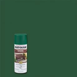 Rust-Oleum Semi Hunter Green Satin Spray - 7732830 - Spray Paint -Painting Sales Shop 640c9e3e79a2b84882fc26356e5eb76abc0c7cd1 7732830 srt 12oz protectiveenamel satin huntergreen