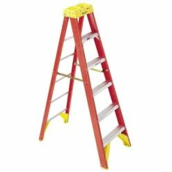 Werner 6' Fiberglass Step Ladder, Type 1A - 6206 - Ladders
