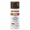Rust-Oleum Protective Enamel Gloss Leather Brown Spray Paint, 12 oz. Can - 7775830