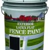 Majic Paint Fence Latex Black 5 Gallon - 8-0112-5 - Painting