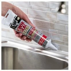 DAP Kwik Seal Ultra Advanced Kitchen & Bath Sealant - White, 5.5 oz. - 7079818918 - Caulks Sealants -Painting Sales Shop 73e452412e92fa0a7993f1e2f0614d426c24a074 2443435 4