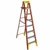 Werner 8' Fiberglass Step Ladder Type 1A - 6208 - Ladders