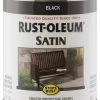 Rust-Oleum Stops Rust Satin Black Quart - 7777502 - Paint, Primer & Stain