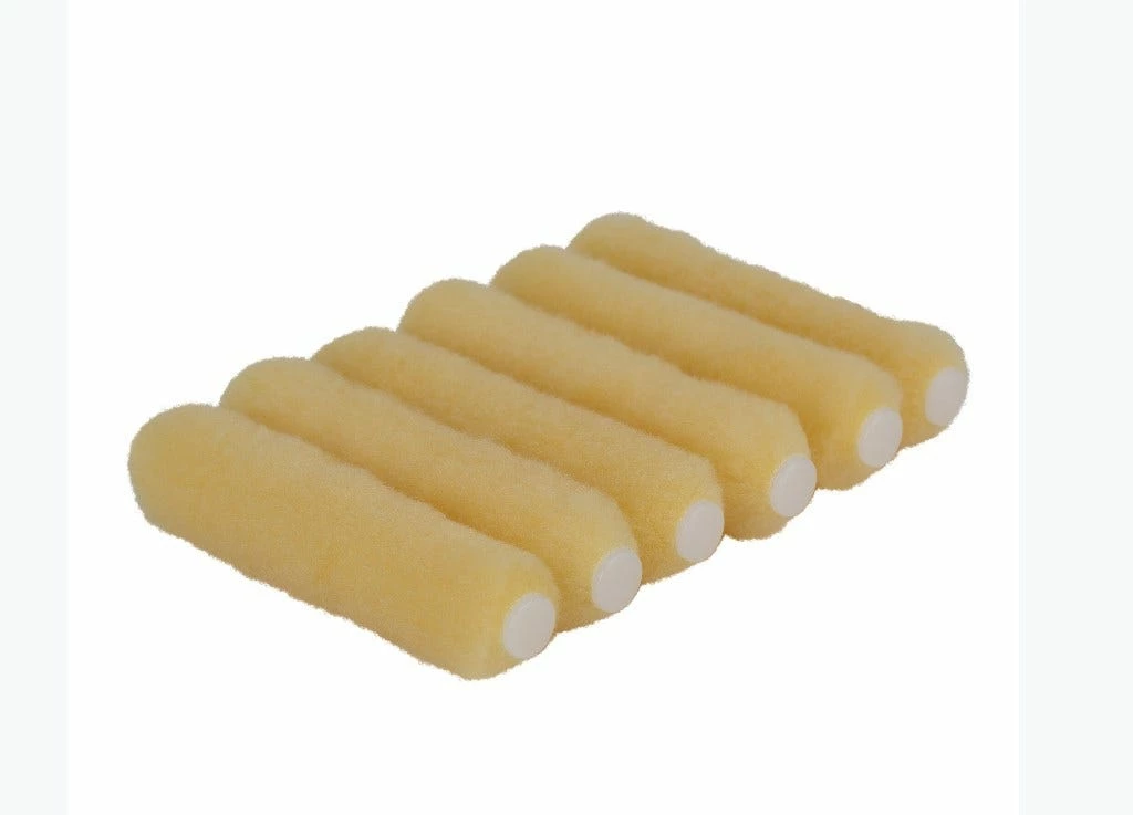 Shur-Line 6 Inch Better Beige OneCoat Knit Mini Roller 3/8 Inch Nap 6/Pk - 2006770 - Brushes 2 Shur-Line 6 Inch Better Beige OneCoat Knit Mini Roller 3/8 Inch Nap 6/Pk - 2006770 - Brushes - Image 2