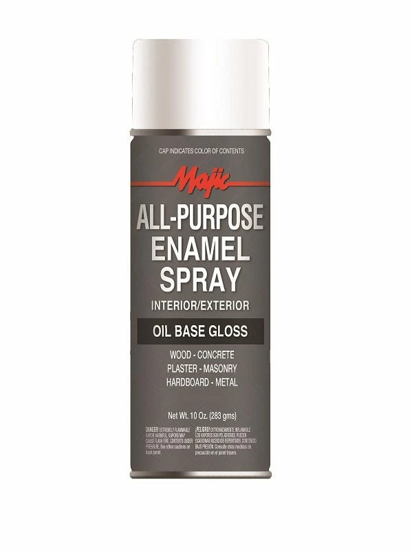 Majic All Purpose Spray Enamel White Spray - 8-22474-8 - Exterior Paint 1 Majic All Purpose Spray Enamel White Spray - 8-22474-8 - Exterior Paint