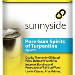 Sunnyside Pure Gum Spirits of Turpentine 1 Gallon - 870G1S - Paint Thinners & Solvents -Painting Sales Shop 8eab11cd317f7ffbb4601fa03a61523b4baddf15 sunnyside pure gum spirits of turpentine 1 gal. 870g1