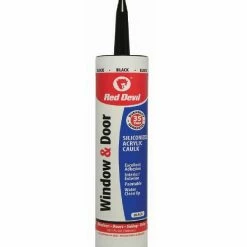 Red Devil Window And Door Acrylic Caulk Black 0846/60 - Caulk & Sealants