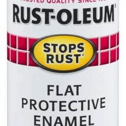 Rust-Oleum Stops Rust Protective Enamel Flat Black Spray - 7776830 - Spray Paint -Painting Sales Shop 958c68ffb87bd2e43147336ad3a80136858f4187 4532231 4532231 image 7776830 0413 srt 12oz flatprotectiveenamel black scaled