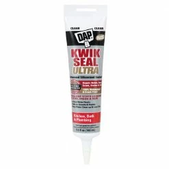 DAP Kwik Seal Ultra Advanced Kitchen & Bath Sealant - Clear, 5.5 oz. - 7079818919 - Caulks Sealants