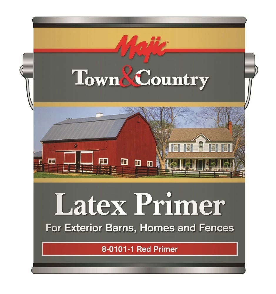 Majic Town & Country Exterior Latex Primer Red Gallon - 8-0101-1 - Exterior Paint 1 Majic Town & Country Exterior Latex Primer Red Gallon - 8-0101-1 - Exterior Paint