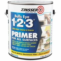 Zinsser Bulls Eye 1-2-3 Water Base Interior/Exterior Stain Blocking Primer ZI02001 - Exterior Paint