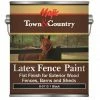 Majic Exterior Latex Flat Fence Paint Black Gallon - 8-0112-1 - Exterior Paint