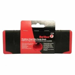 Red Devil 7" Stainless Steel Wire Scrub Brush - 4166 - Caulk & Sealants