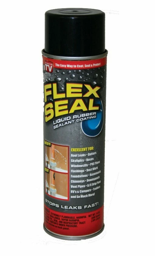Flex Seal Black Liquid Rubber Sealant & Coating 14 oz - FSR20 - Caulks Sealants 1 Flex Seal Black Liquid Rubber Sealant & Coating 14 oz - FSR20 - Caulks Sealants
