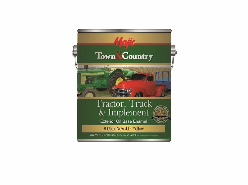 Majic Town & Country Tractor Truck & Implement Oil Base Enamel Ag/Safety Yellow Gallon - 8-0957-1 - Auto & Equipment Paint 2 Majic Town & Country Tractor Truck & Implement Oil Base Enamel Ag/Safety Yellow Gallon - 8-0957-1 - Auto & Equipment Paint - Image 2