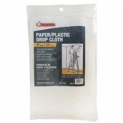 Frost King 9 Foot x 12 Foot Paper/Plastic DC - PA114 - Painting Accessories