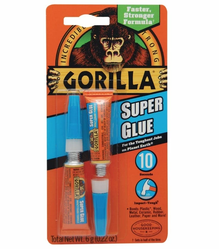 Gorilla Glue Gorilla Super Glue 3g 2 Pack 7800102 - Adhesives Fillers 1 Gorilla Glue Gorilla Super Glue 3g 2 Pack 7800102 - Adhesives Fillers