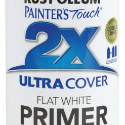Rust-Oleum Painter's Touch 2 x Ultra Cover Flat White Primer Spray - 249058 - Primers -Painting Sales Shop c06ae646a1d27db79ae709909fb58fcacc871850 4537375 4537375 image 249058 0213 pt2x 12oz ultracover aerosol primer flatwhite scaled