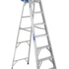 Various Brands Werner 8' Aluminum Step Ladder, Type I - 368 - Ladders