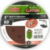 Ali Industries Gator 5 Inch 8 Hole Hook & Loop 60 Grit Sand Disc - 4345 - Sandpaper
