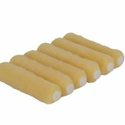 Shur-Line 6 Inch Better Beige OneCoat Knit Mini Roller 3/8 Inch Nap 6/Pk - 2006770 - Brushes