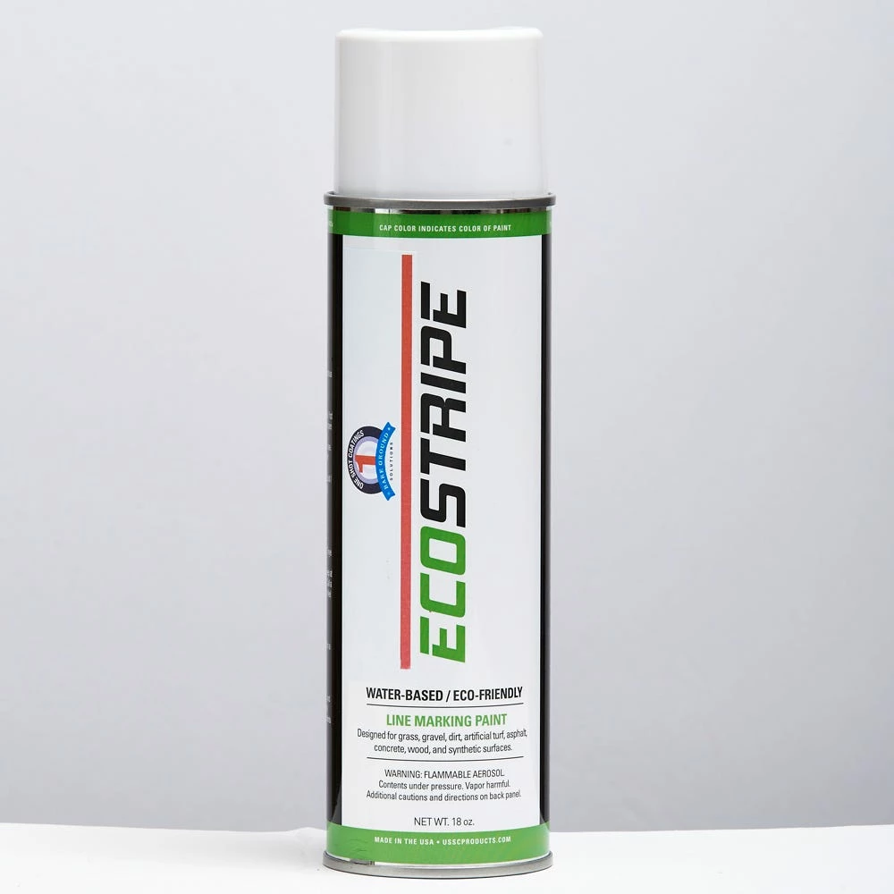 1 Shot Eco Stripe Water Based Field Marking Paint 18oz White by Bare Ground - Exterior Paint 1 1 Shot Eco Stripe Water Based Field Marking Paint 18oz White by Bare Ground - Exterior Paint