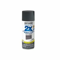 Rust-Oleum Ultra Cover 2X Spray Paint Satin Charcoal Spray 342061