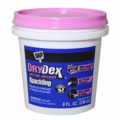 DAP DryDex Dry Time Indicator Spackling - Pink/White, 8 oz. - 7079812328 - Caulks Sealants