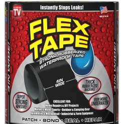 Flex Seal Flex Tape 4" Black TFSBLKR0405 - Caulks Sealants