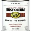 Rust-Oleum Stops Rust Protective Enamel Flat White Quart - 7790502 - Paint, Primer & Stain